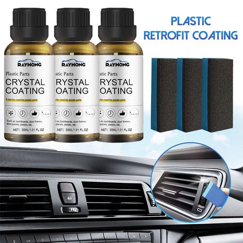 3PCS Plastic Parts Crystal Coating Car Refresher Agent Maintenance Accessories - Picture 3 of 14