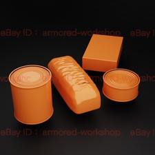 3D Printed 1/72 World War II German field food npainted