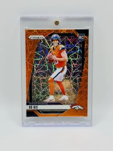 2024 Panini Prizm Rookies Bo Nix #309 Lazer Prizm (RC) COLOR MATCH