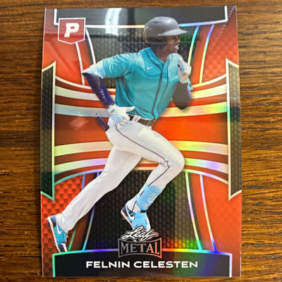 Leaf 2025 Metal Felnin Celesten MLB Baseball #180 Serial Numbered 3/5