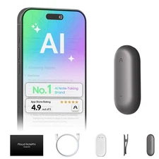 NotePin Voice Recorder, AI Voice Recorder, App Control, AI Notetaker, AI Tran...