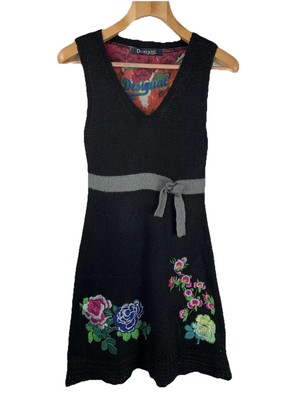 Desigual ladies sleeveless knitted dress size S | eBay