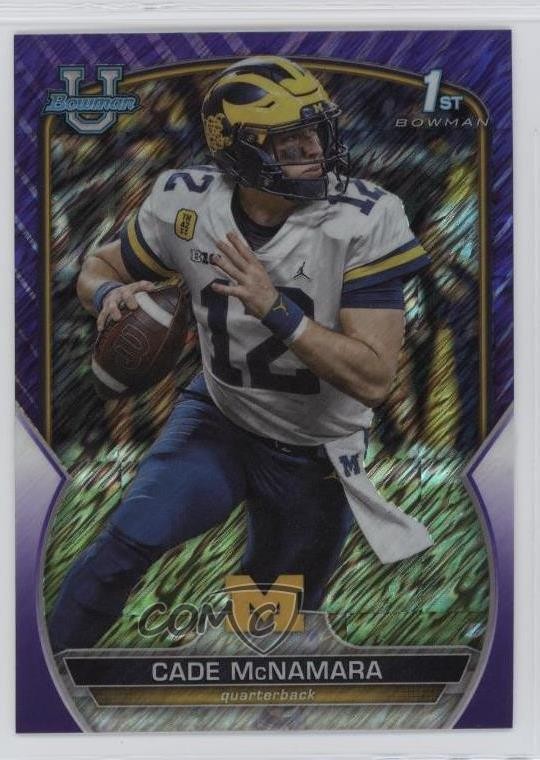 2022 Bowman U Chrome Purple Shimmer Refractor Cade McNamara #99 0u66