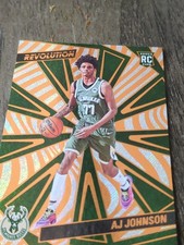 2024-25 Panini Revolution - Rookies AJ Johnson #140 Sunburst /75 (RC)
