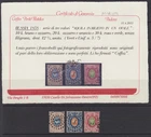 1858 10K, 20K, 30K group Scott #8, 9, 10 Fine used with cert. & low start