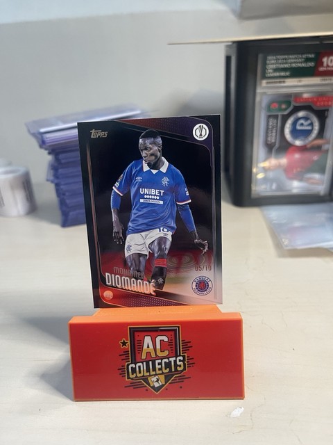 Mohamed Diomande Rangers /10 Numbered Topps Flagship Card