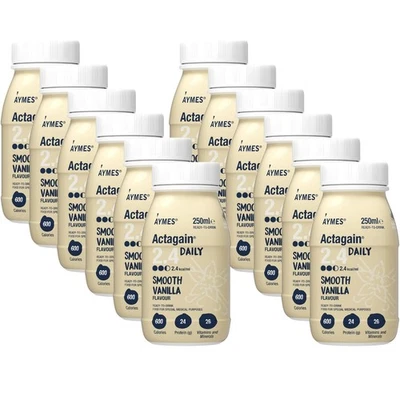 AYMES Actagain 2.4 Daily Smooth Vanilla Falvour 12 x 250ml