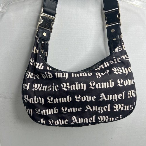 L.A.M.B Gwen Stefani LeSportsac Purse Shoulder Bag Black Strap (NO ZIP HANDLE) - Picture 3 of 14