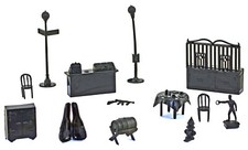 Marx Recast 54mm Saloon Accessories - 54mm plastic accessory set