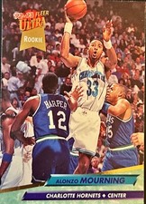1992-93 Fleer Ultra - #234 Alonzo Mourning (RC)