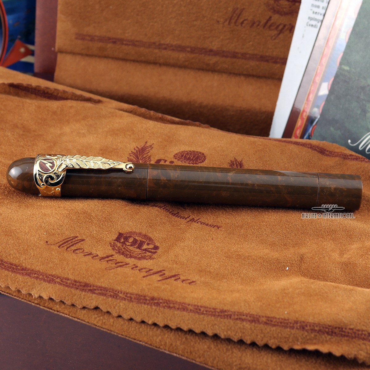 Montegrappa Limited Edition Solid Gold Cigar Fountain Pen #0092