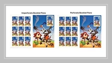 2000 Road Runner & Wile E. Coyote Imperforate/Perforate - 2 Sheets Scott 3391/92