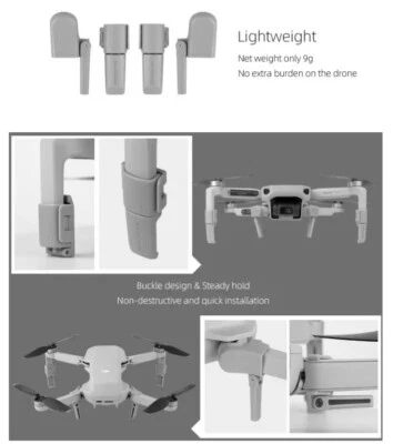 SUNNYLIFE piedi dji mavic mini carrello di atterraggio leggero piedini zampette