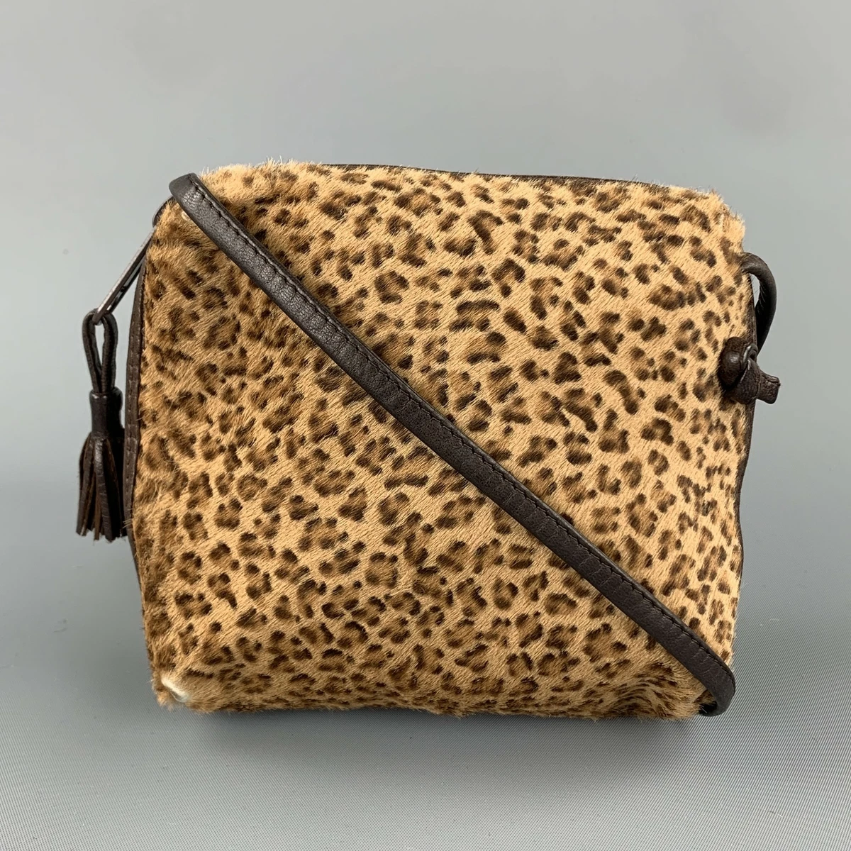 Bottega veneta leopard best sale bag