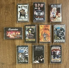 South Park Mexican SPM Cassette Tape BUNDLE 3rd Wish Hillwood Purity Screwston