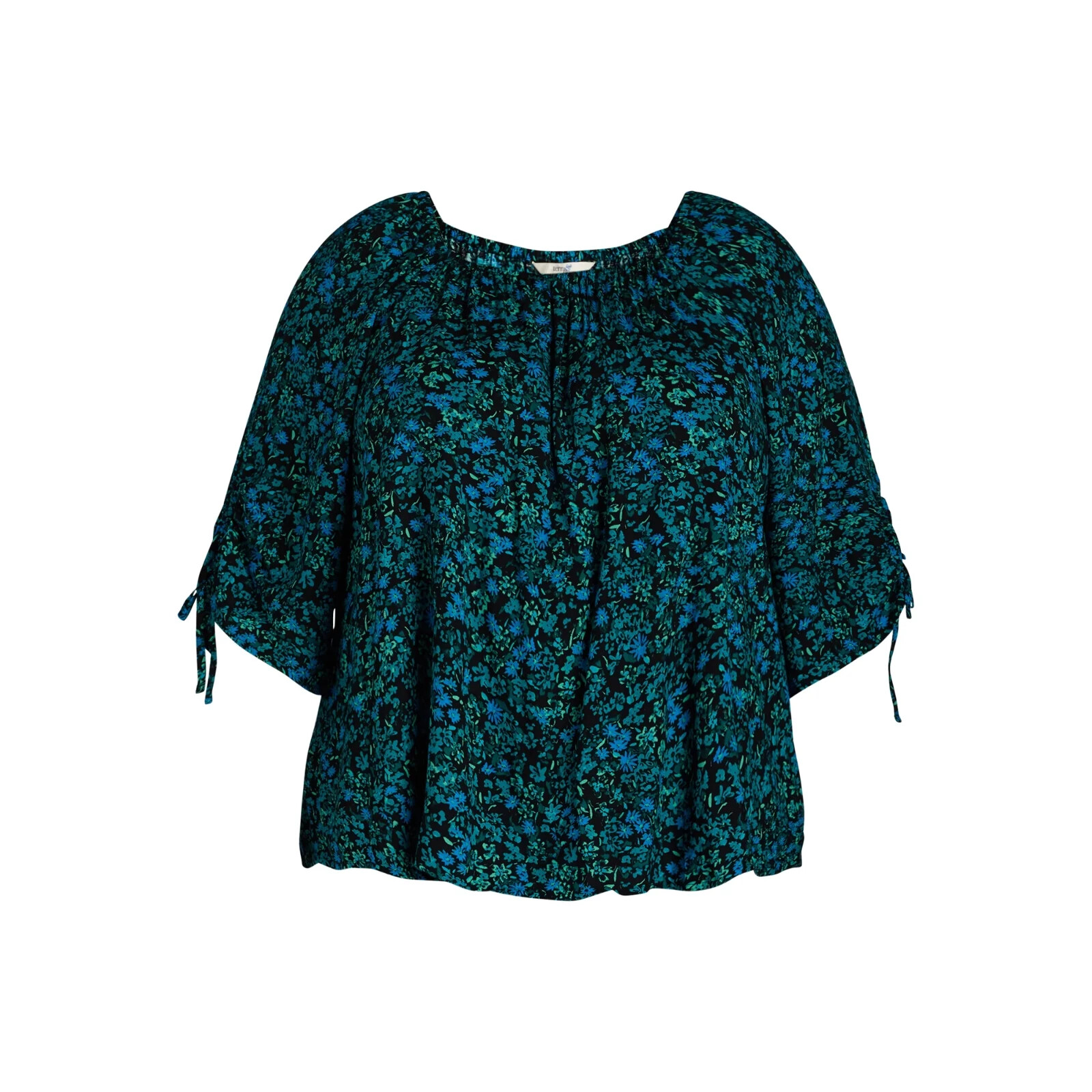 terra and sky peasant top