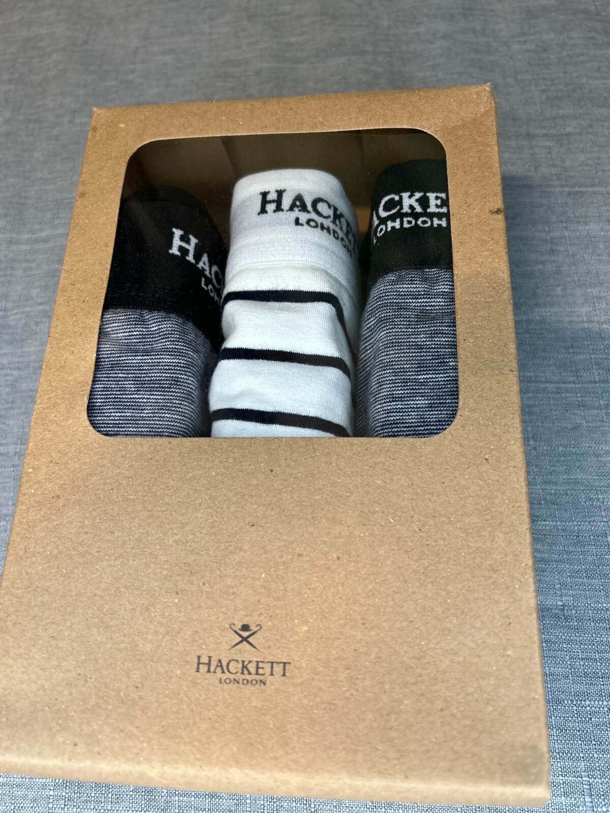 HACKETT London Mens 3 Pack Jersey Boxer Shorts Boxed Sizes S2XL 36