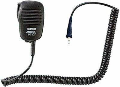 ALINCO Lautsprecher Mikrofon wasserdichter Stecker schwarz EMS-62 NEU aus Japan