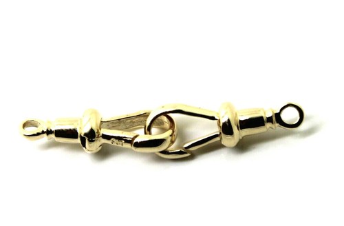 Broche giratorio Albert Genuino 2 X 9ct 9k oro amarillo sólido 375 21 mm - Envío gratuito - Imagen 5 de 9