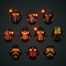 10-20x Iron Fighters Helmet Variety Pack