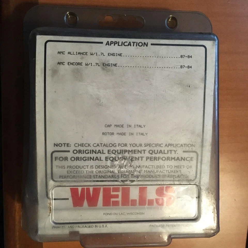 WELLS 15597 AMC DISTRIBUTOR CAP & ROTOR KIT - Image 2 of 3