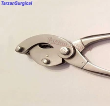 New Serra Emasculator Bent Castration Veterinary Instruments Double Crush 14"