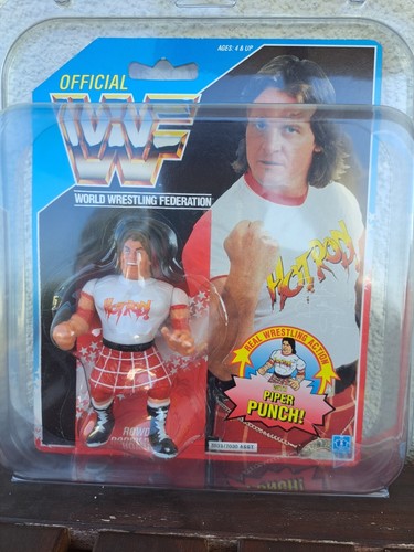 WWF Hasbro MOC Rowdy Piper Butterfly Hook US Card ...