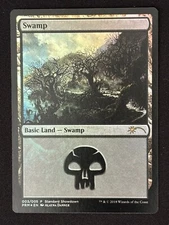 1x MTG Swamp (Alayna Danner, Foil) - Standard Showdown Promos (SSP) #3 - Magic