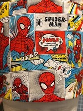 Spider-Man comic reversible Adult Skull/Chemo Surgical Scrub Hat/Cap Handmad