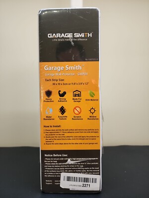 AMPULLA Garage Smith GWP02S Garage Wall Protector Car Door Protectors