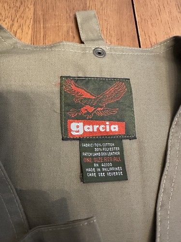 Vintage Garcia Fly Fishing Vest OSFA Fits XL Hunting - Picture 3 of 6