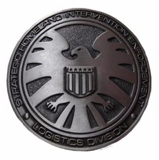 AGENTS OF SHIELD Pewter Finish Metal BELT BUCKLE