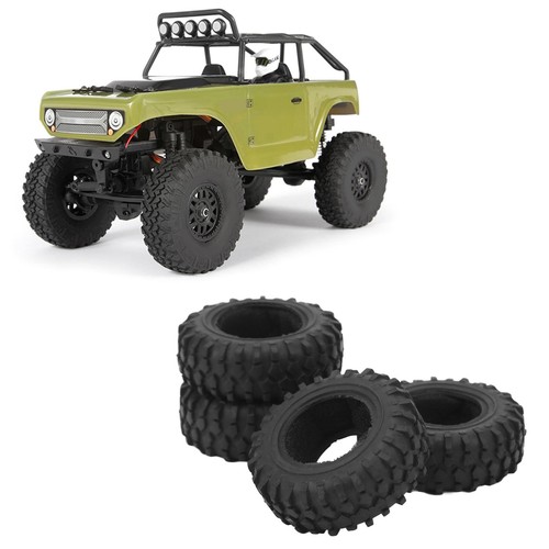 4PCS RC Crawler Tires 1.25in Flexible Wear Resistant RC Rubber Tyre For SCX - Picture 10 of 16