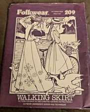 Folkwear Pattern 209 Walking Skirt Size 6-16 Uncut Factory Folds 1979