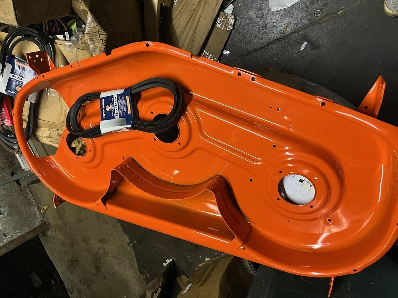 HUSQVARNA 54" MOWER DECK WITH BELT | eBay