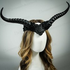 Horns Headband Rams Deer Beast Twisted Horns Halloween Headpiece Cosplay