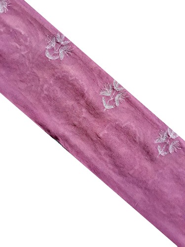 Vintage Saree Border India Decorative Trim Antique Embroidered Ribbon Silk Sari - Picture 8 of 8