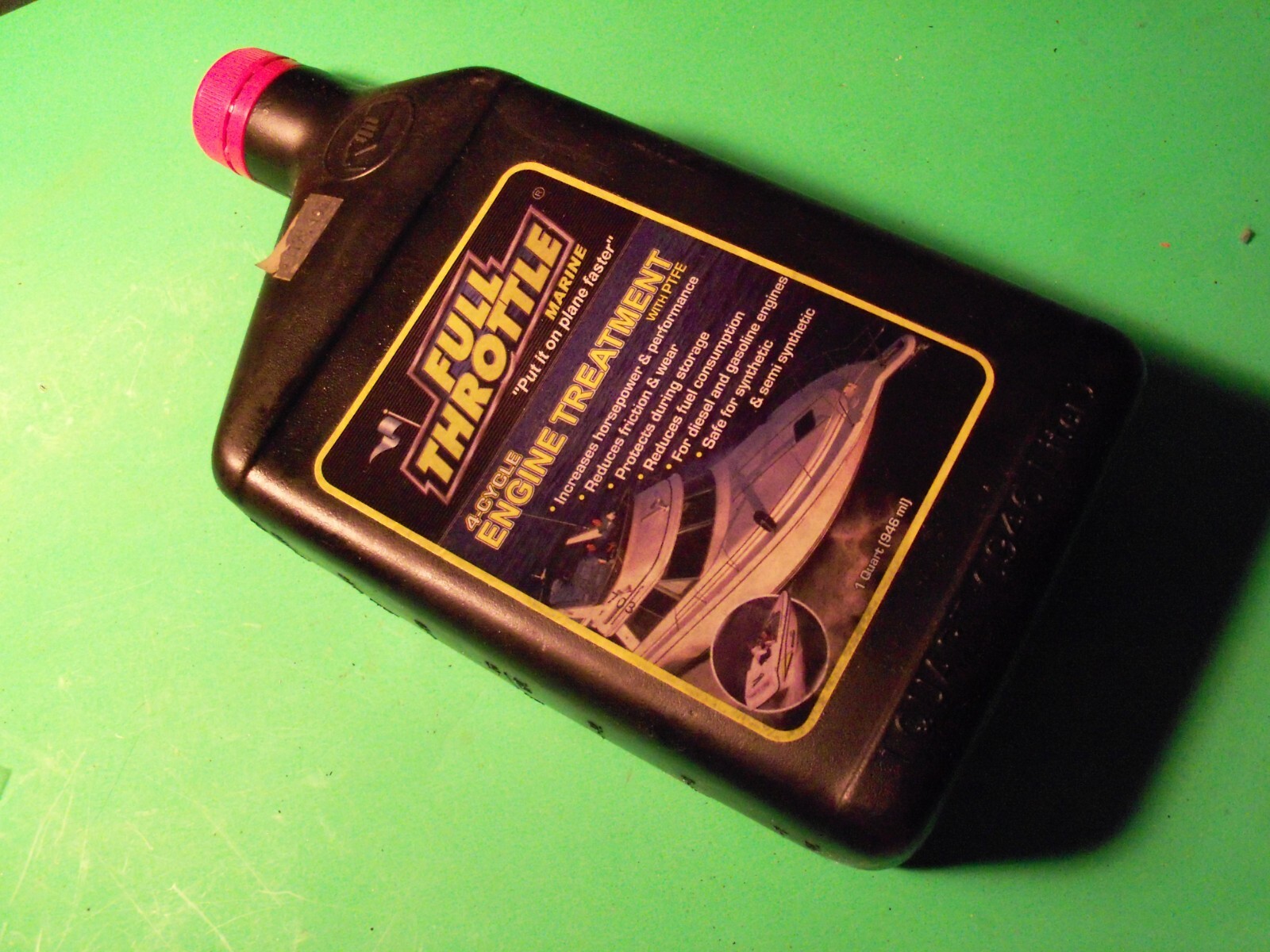 NEW FULL THROTTLE ENGINE 4 CYCLE OIL TREATMENT FOR BOAT ENGINES FMT-50 OEM CR