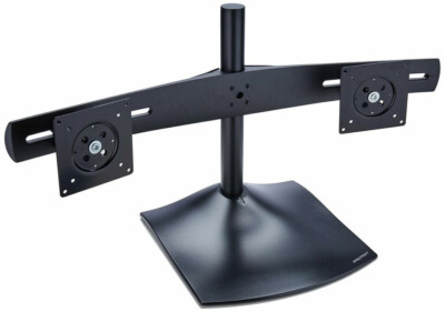 Ergotron DS100 Dual Monitor Desk Stand, Vertical - Black New, Never Used