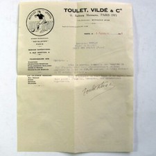 Courrier 1925 Articles Royal Sport Toulet Vildé & Cie Paris