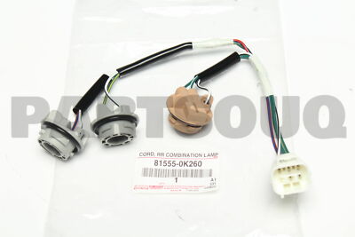 815550K260 Genuine Toyota CORD RR COMBINATION 81555-0K260 | eBay