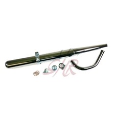 Auspuff Krümmer 32mm Tuning Auspuffanlage chrom für Simson S50 S51 S70 Reso