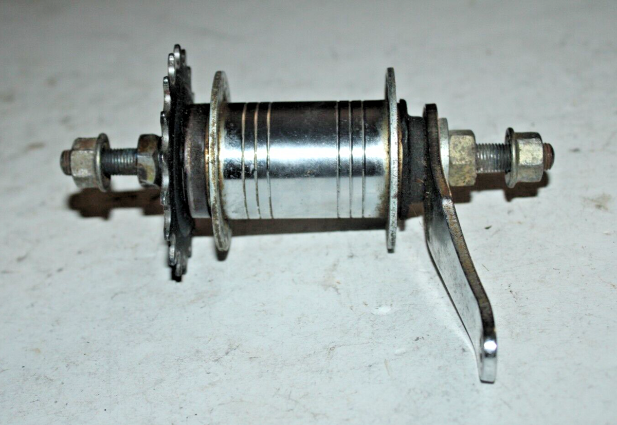 ポシェッツ　ディスコ・ヒット・ステーション Vintage HiStop Single Speed Rear Bike Hub Silver 36H 110mm Coaster
