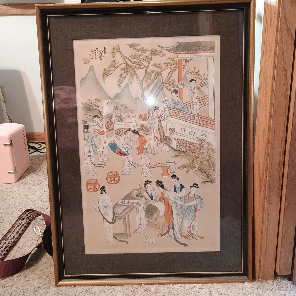 Silk & Fabric 1900-1940 Painting & Scroll Asian Antiques for sale