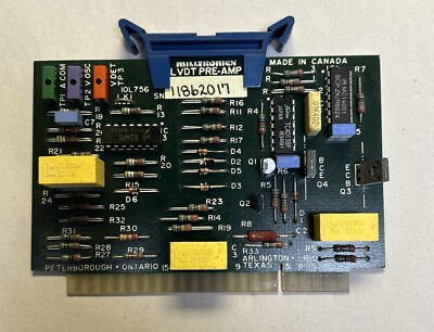 MILLTRONICS,11862017,VDT PRE-AMP CIRCUIT BOARD