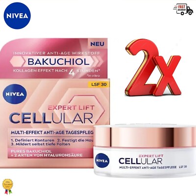 Nivea Cellular Expert Lift Advanced Anti-Age Day Cream 2 x 50ml Packs (100ml)