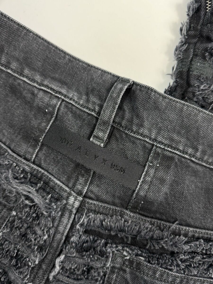 1017 Alyx 9SM X Blackmeans - Distressed Detailed Denim Jeans 1017 Alyx 9SM X Blackmeans - Distressed Detailed Denim Jeans