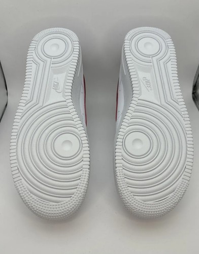 Nike Air Force 1 07 Team Red White Classic Casual Shoes CZ0326-100 New With Box - Picture 15 of 24