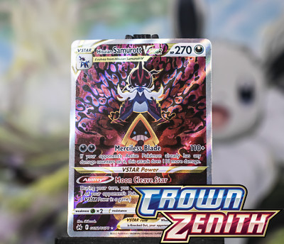 Pokemon TCG Crown Zenith GG52/GG70 - Hisuian Samurott VSTAR - Ultra Rare - NM