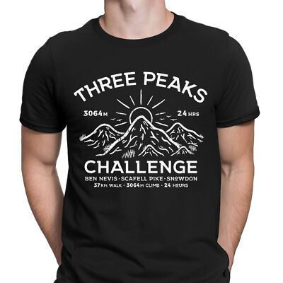 Walking Challenge Bergwandern klassische Neuheit Herren T-Shirts Tee Oberteil #DNE